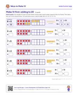 Ways to Make 10 and the Make 10 Strategy (Free PDF) — Luvinci Blog