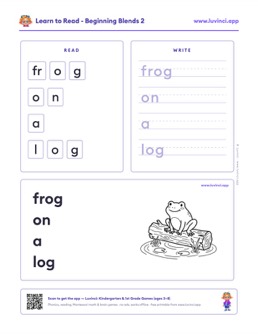 Preview of “frog on a log”