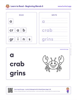 Preview of “a crab grins”