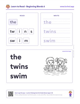 Preview of “the twins swim”