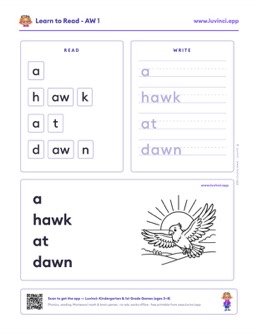 Preview of “a hawk at dawn”