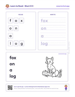 Preview of “fox on a log”