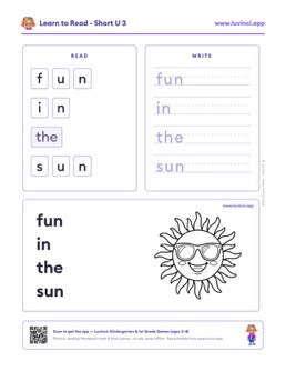 Preview of “fun in the sun”